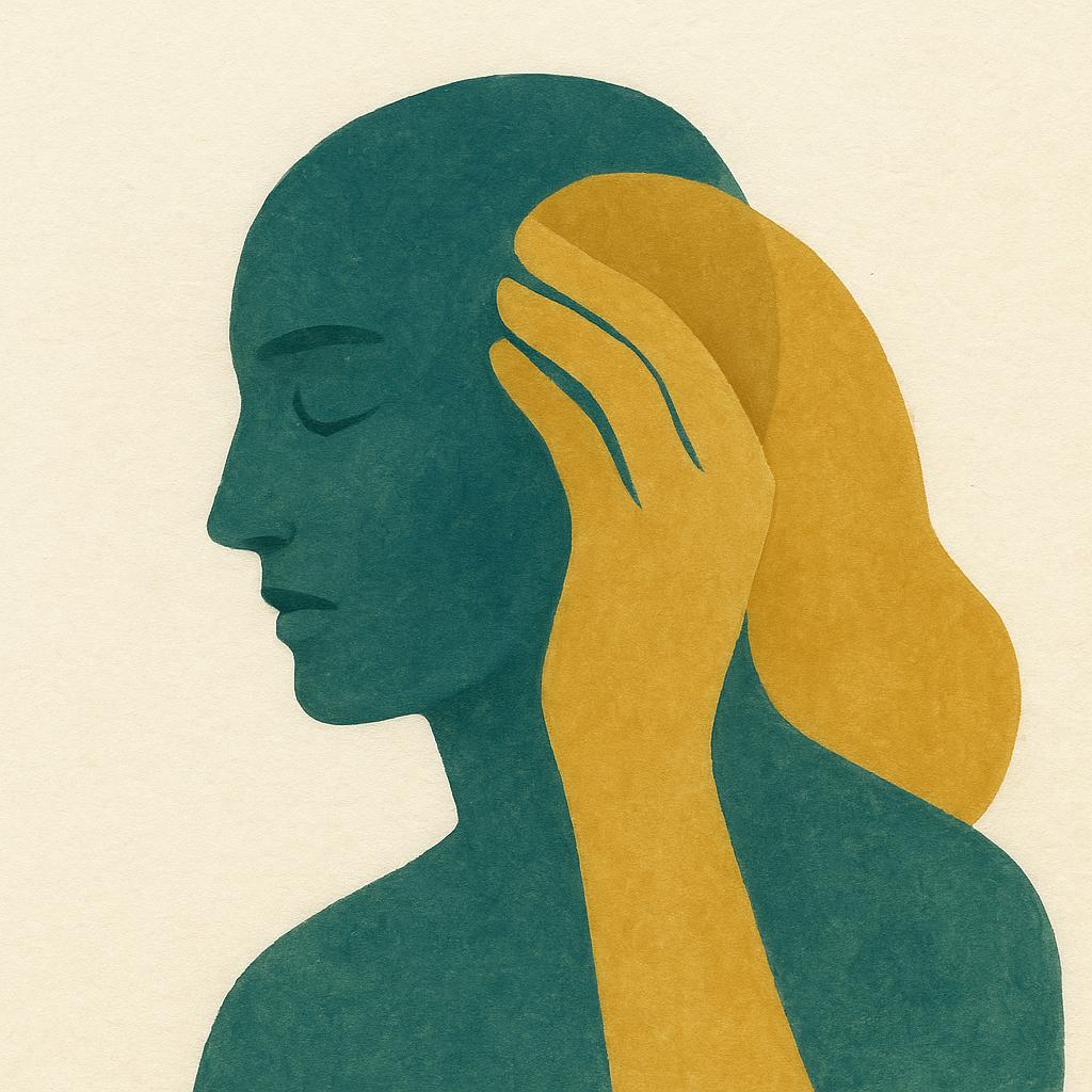 Ilustração editorial para o artigo: Quem sou além da minha inteligência? Altas habilidades e identidade adulta