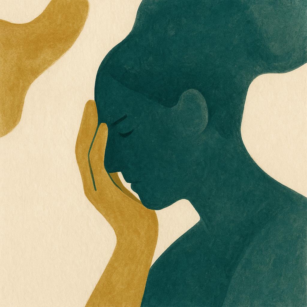 Ilustração editorial para o artigo: Autismo e ansiedade no adulto: por que andam quase sempre juntos