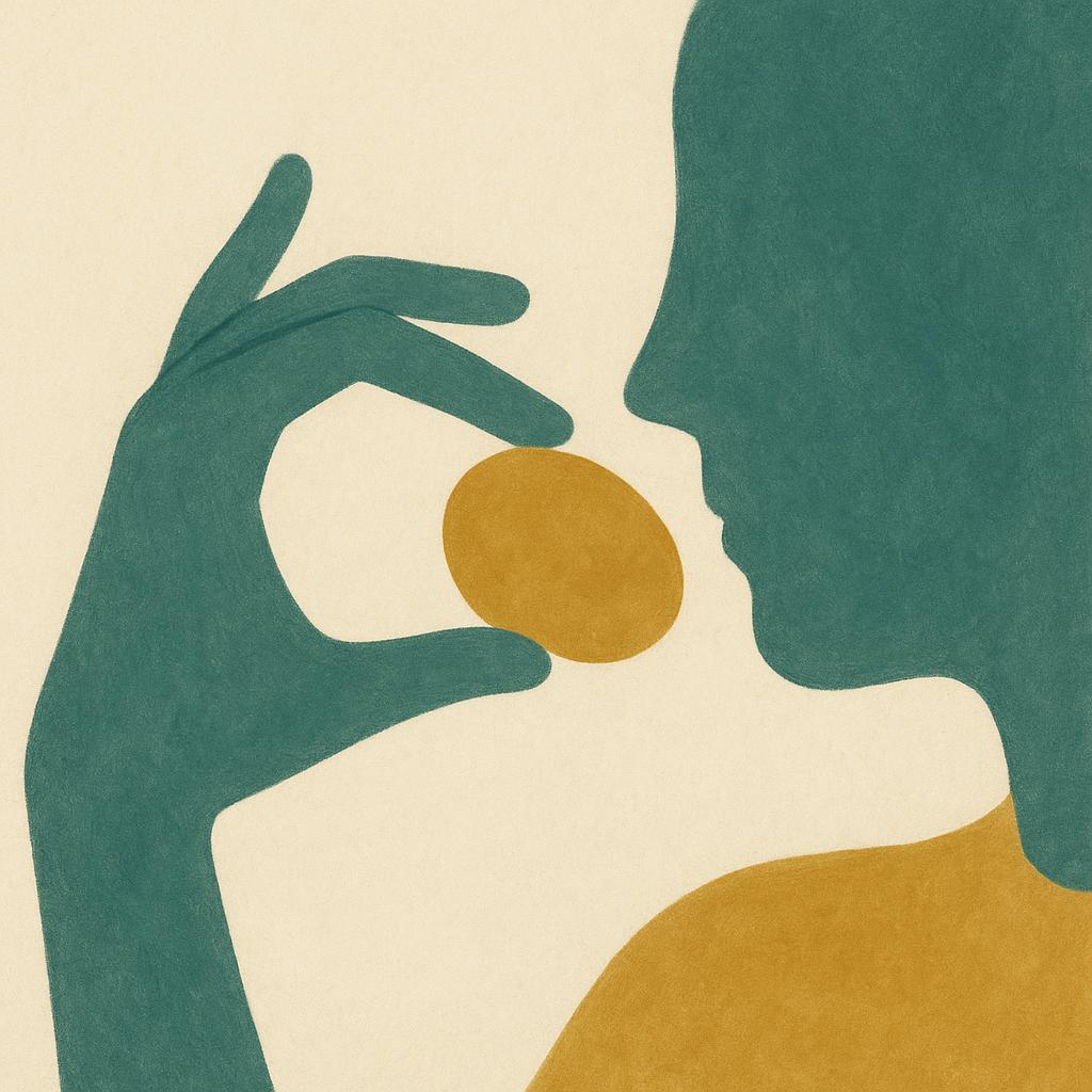 Ilustração editorial para o artigo: Autismo e seletividade alimentar no adulto: muito além de ser chato com comida
