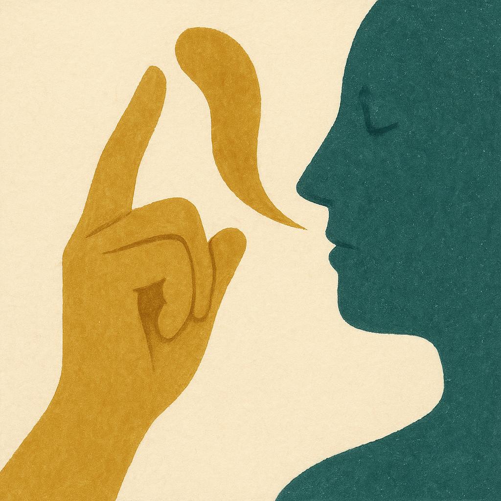 Ilustração editorial para o artigo: Comunicação literal e subentendidos no autismo