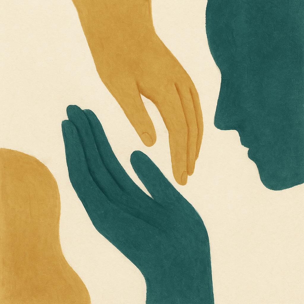 Ilustração editorial para o artigo: Descobrir que você é neurodivergente pelo diagnóstico do filho