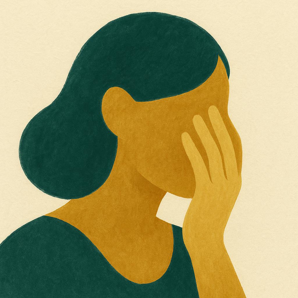 Ilustração editorial para o artigo: Mulheres autistas: por que o diagnóstico chega tarde