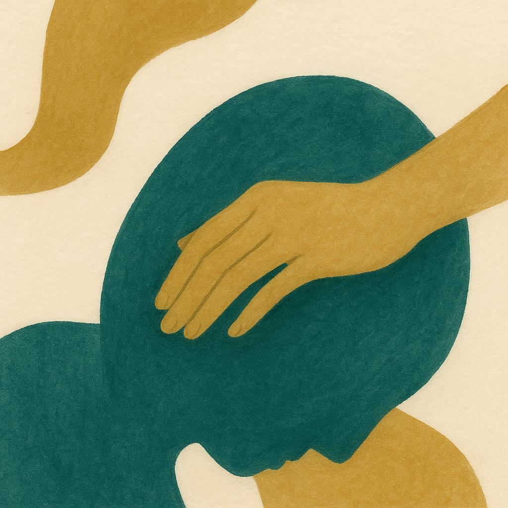 Ilustração editorial para o artigo: Fui diagnosticado autista adulto, e agora? Os primeiros passos