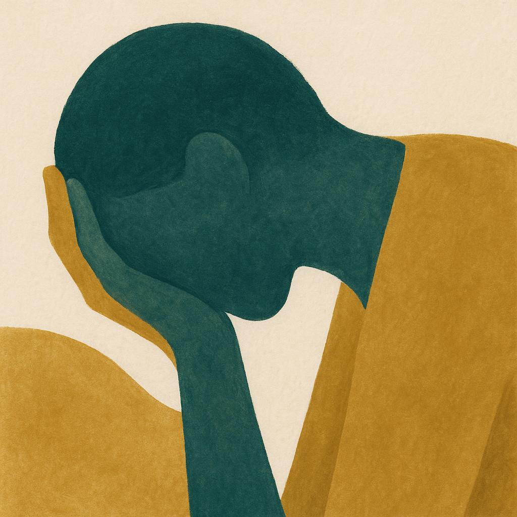 Ilustração editorial para o artigo: Sono e neurodivergência: por que a noite não desliga?