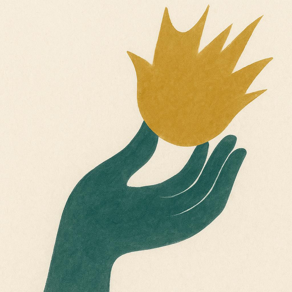 Ilustração editorial para o artigo: Por que a emoção explode tão rápido no TDAH?