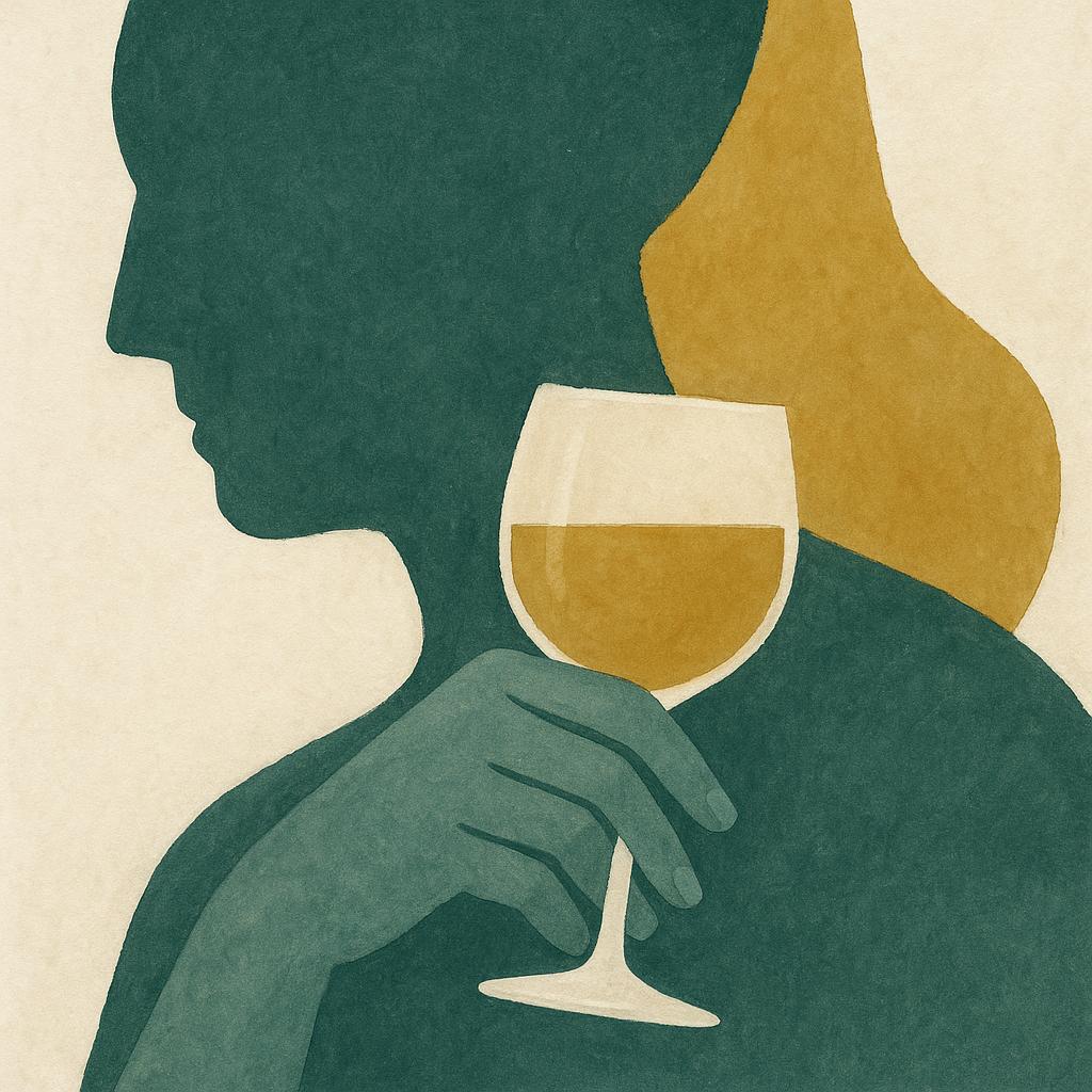 Ilustração editorial para o artigo: TDAH, álcool e outras substâncias: por que o risco é maior
