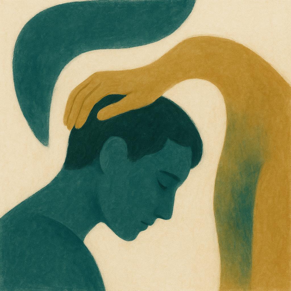 Ilustração editorial para o artigo: TDAH e relacionamento: por que amar não resolve sozinho